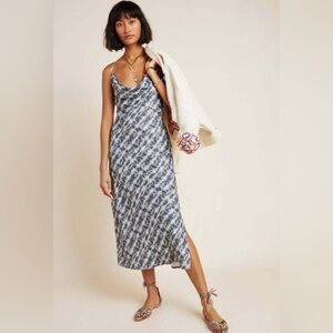 Anthropologie Slip Midi Dress